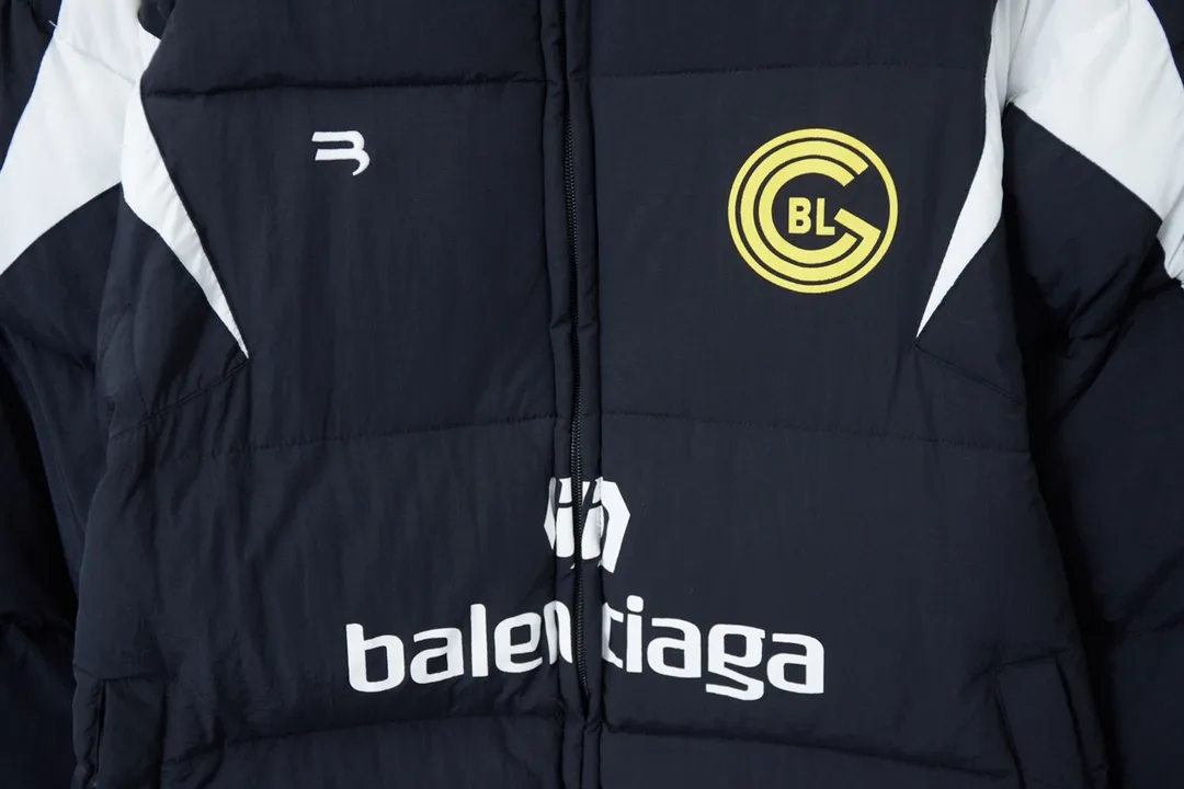 𝘽𝘼𝙇𝙀𝙉𝘾𝙄𝘼𝙂𝘼 BLCG × SKIWEAR -3BSPORTS ICO NSKI PUFFER · 、 · 4 · · 330 · 500 · Black White . 3B · ， · · · logo · logo · ：Black Size：46/48/50/52